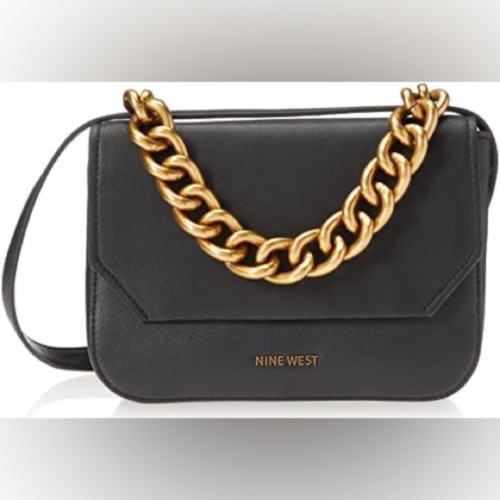 🆕Nine West Black Hazel Crossbody Bag Purse